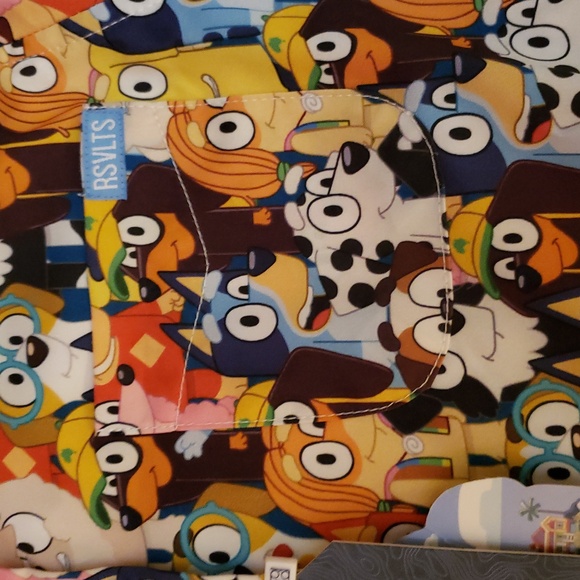 RSVLTS Bluey Primary Pals Button Up Shirt. Youth XL. Unisex. Kids. - Picture 6 of 9